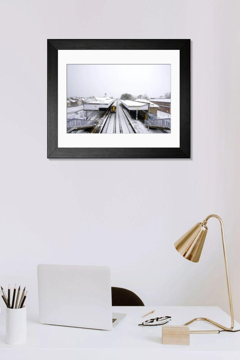 Shown hanging in a room: Modern 14"x12" (36x31cm)