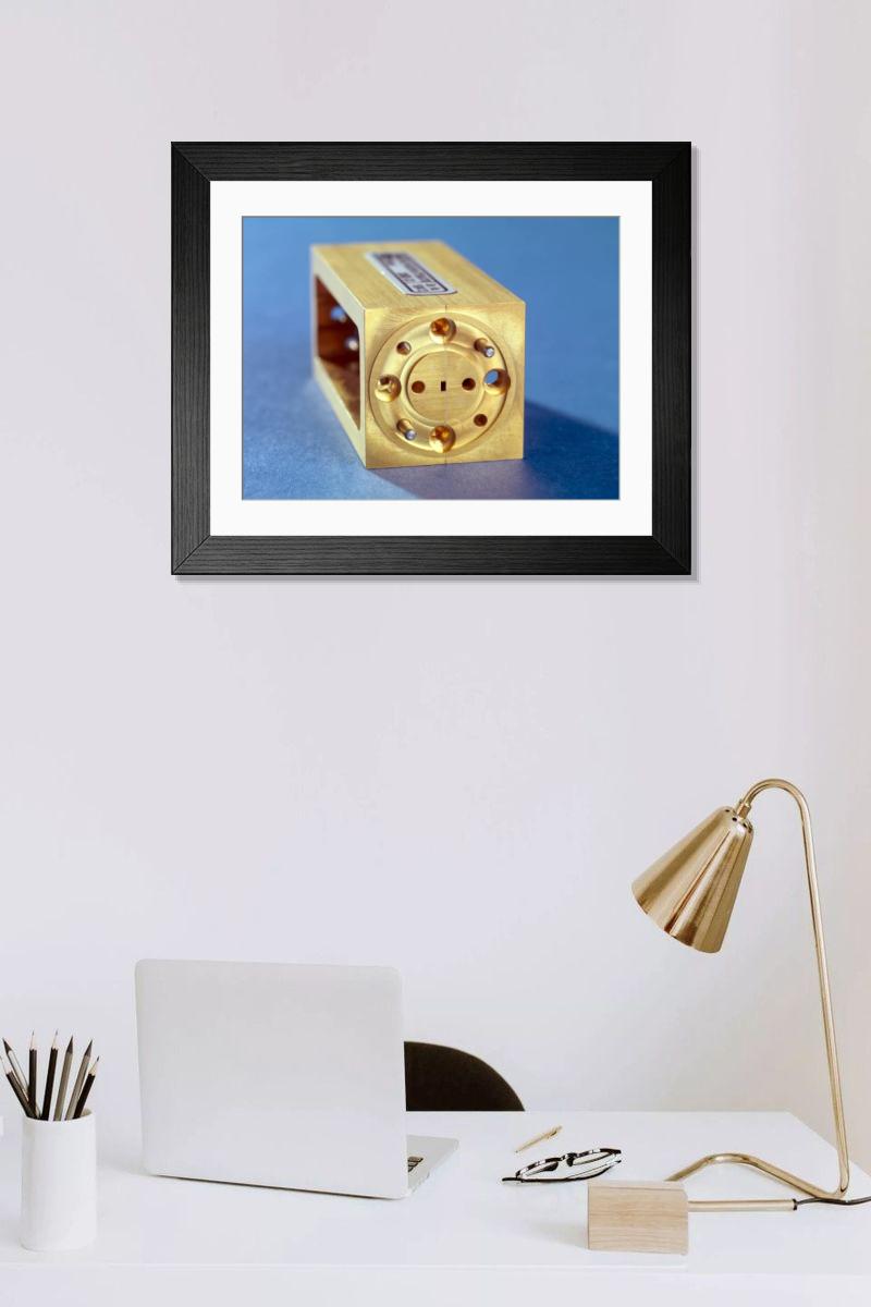 Shown hanging in a room: Modern 14"x12" (36x31cm)
