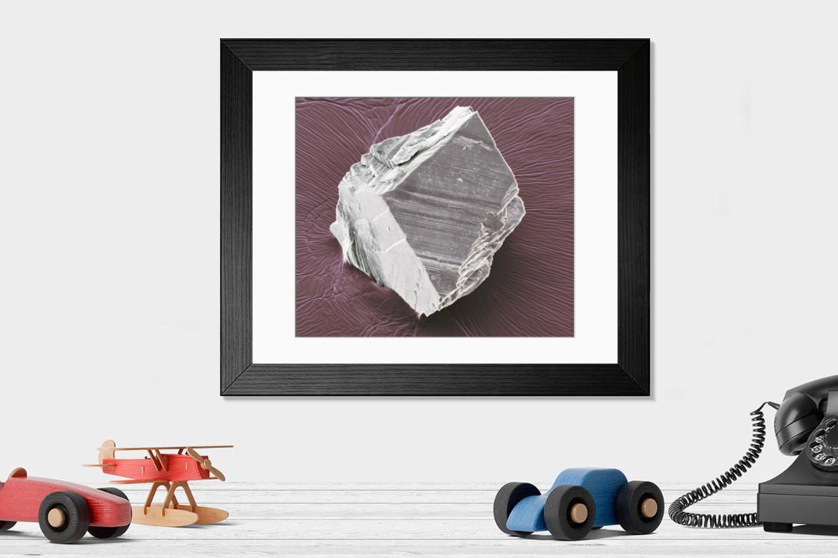 Shown hanging in a room: Modern 14"x12" (36x31cm)