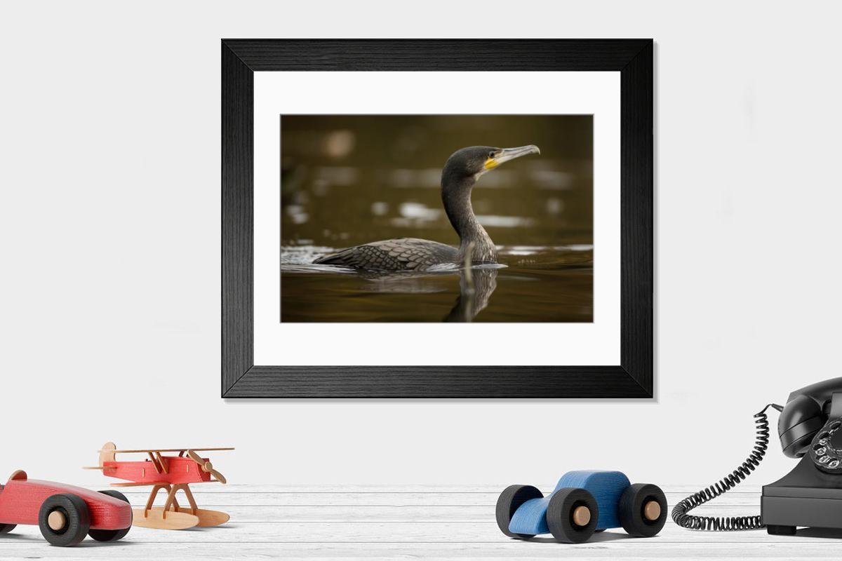 Shown hanging in a room: Modern 14"x12" (36x31cm)