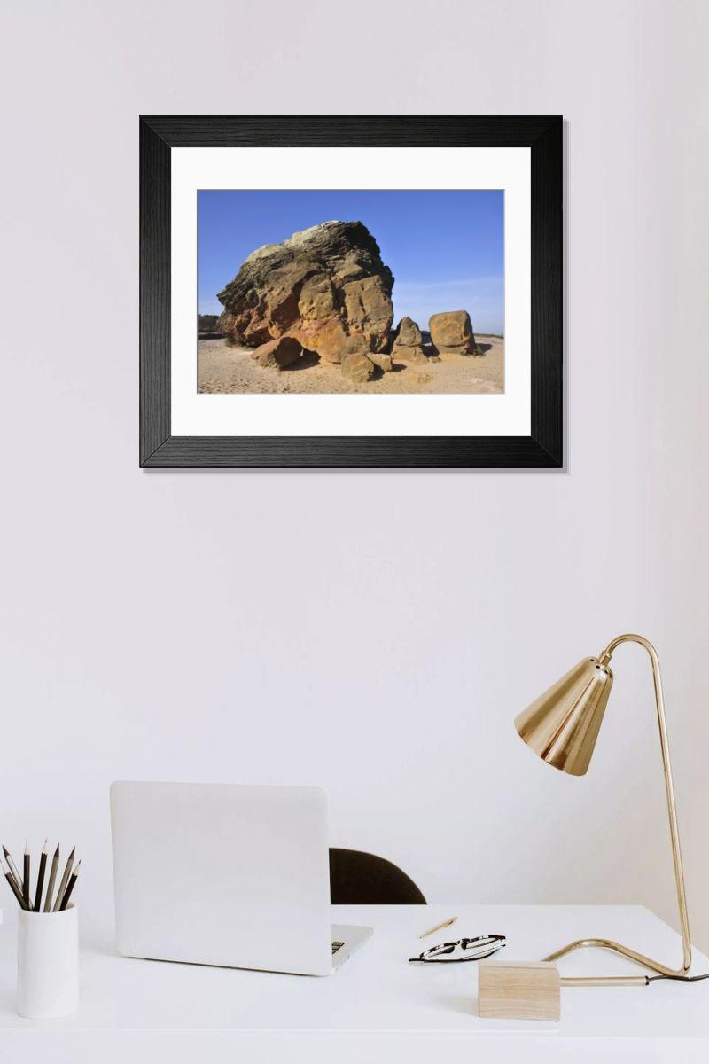 Shown hanging in a room: Modern 14"x12" (36x31cm)