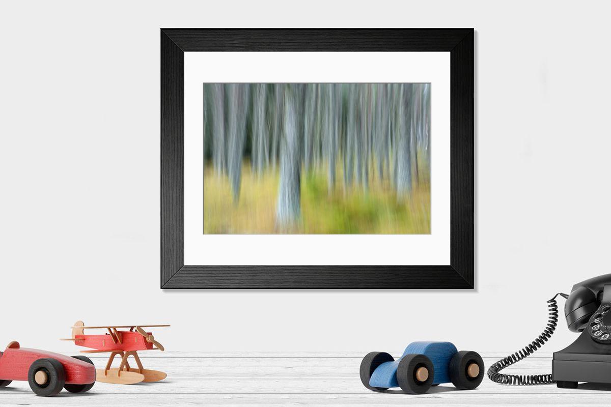 Shown hanging in a room: Modern 14"x12" (36x31cm)
