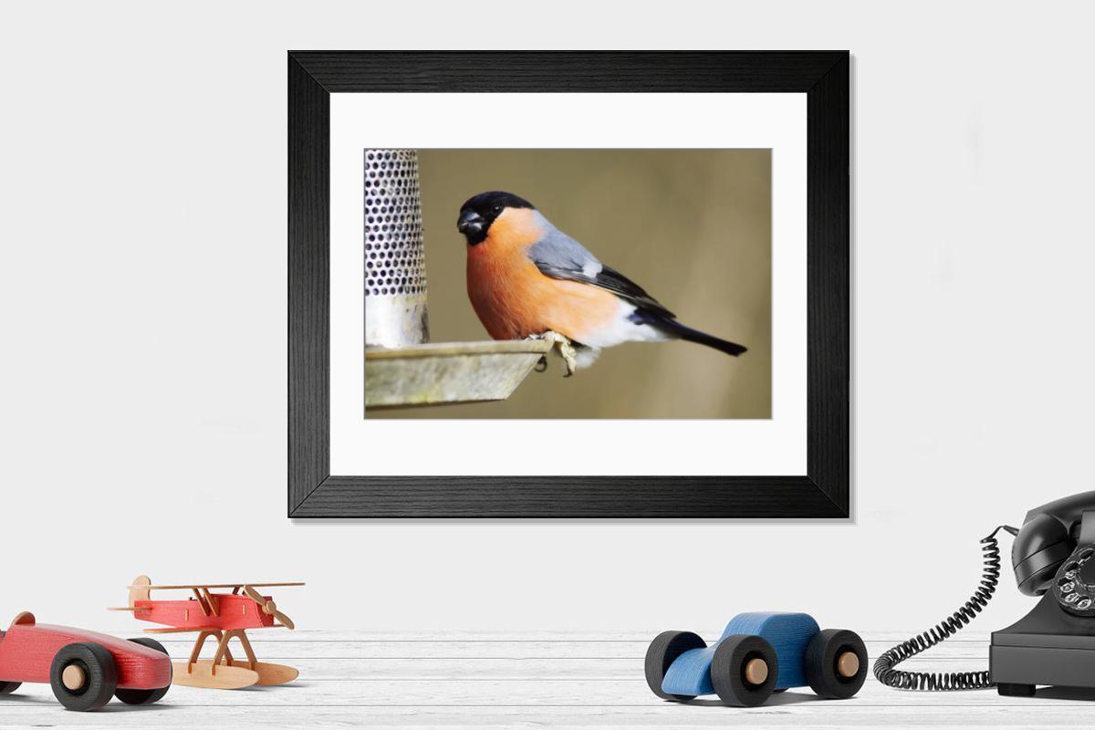 Shown hanging in a room: Modern 14"x12" (36x31cm)
