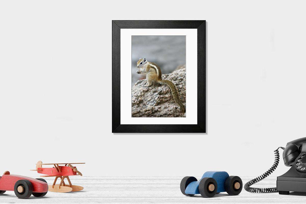 Shown hanging in a room: Modern 14"x12" (36x31cm)