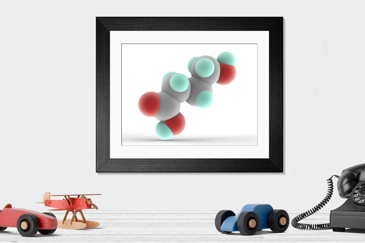 Shown hanging in a room: Modern 14"x12" (36x31cm)