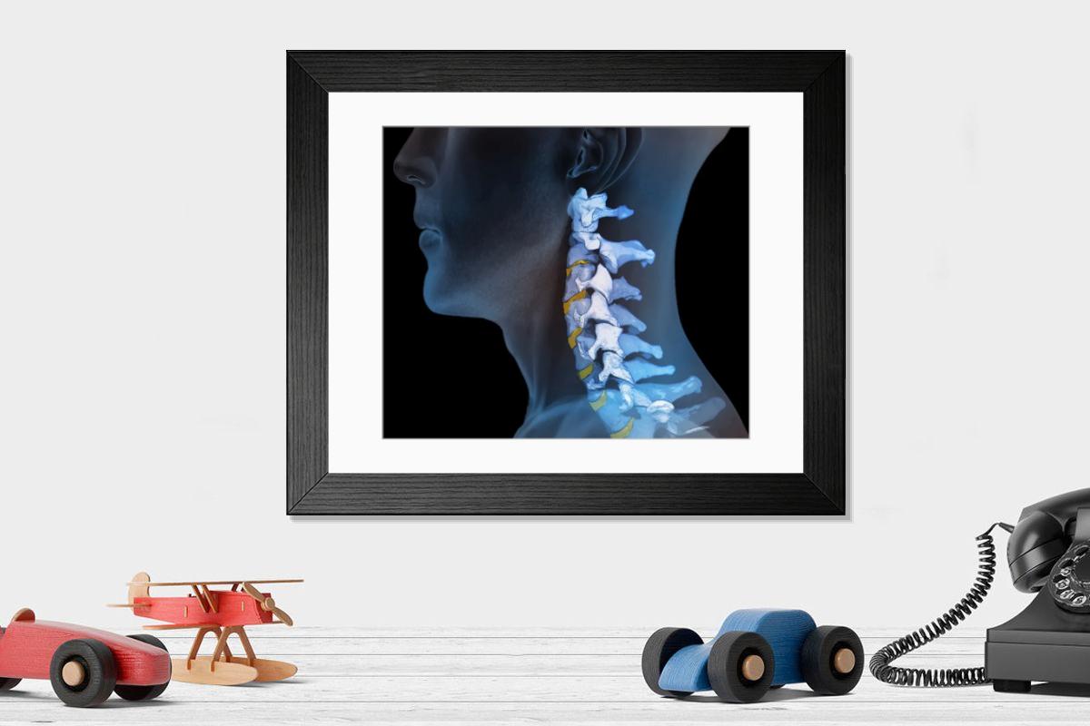 Shown hanging in a room: Modern 14"x12" (36x31cm)