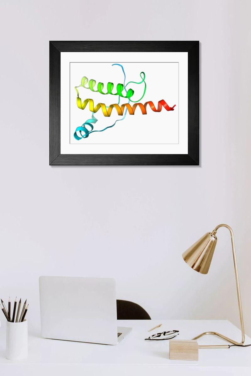 Shown hanging in a room: Modern 14"x12" (36x31cm)