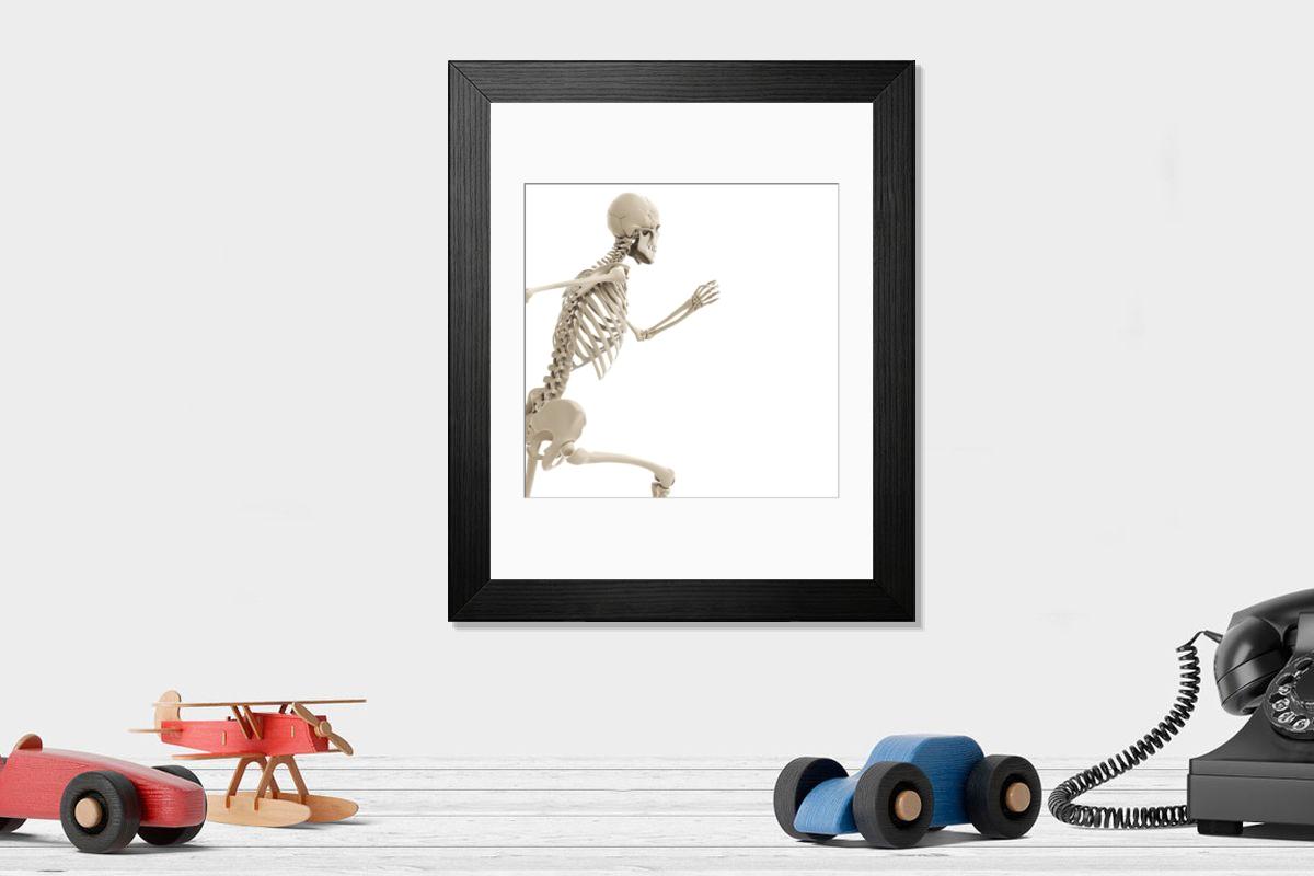 Shown hanging in a room: Modern 14"x12" (36x31cm)