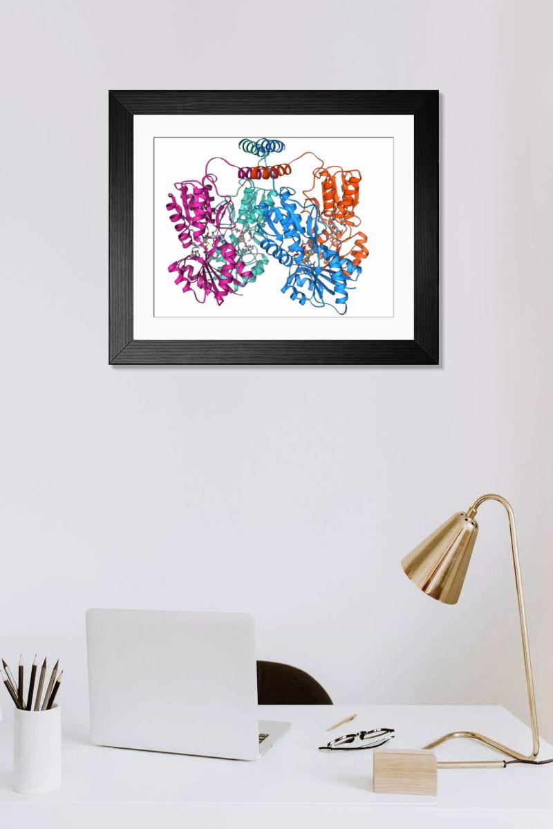 Shown hanging in a room: Modern 14"x12" (36x31cm)