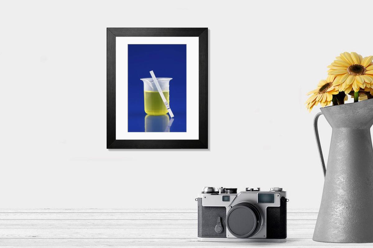 Shown hanging in a room: Modern 14"x12" (36x31cm)
