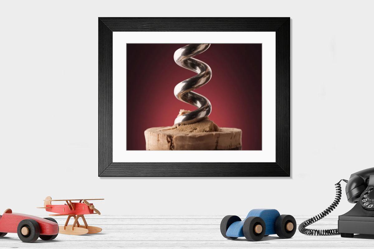 Shown hanging in a room: Modern 14"x12" (36x31cm)