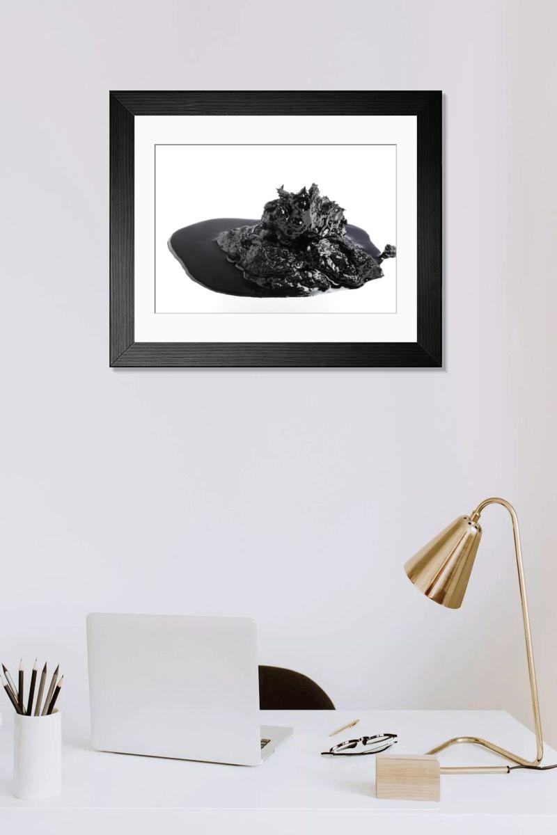 Shown hanging in a room: Modern 14"x12" (36x31cm)