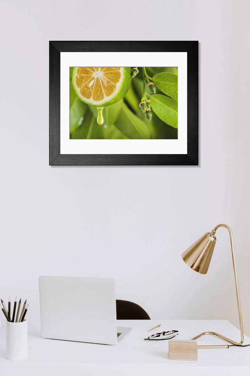 Shown hanging in a room: Modern 14"x12" (36x31cm)