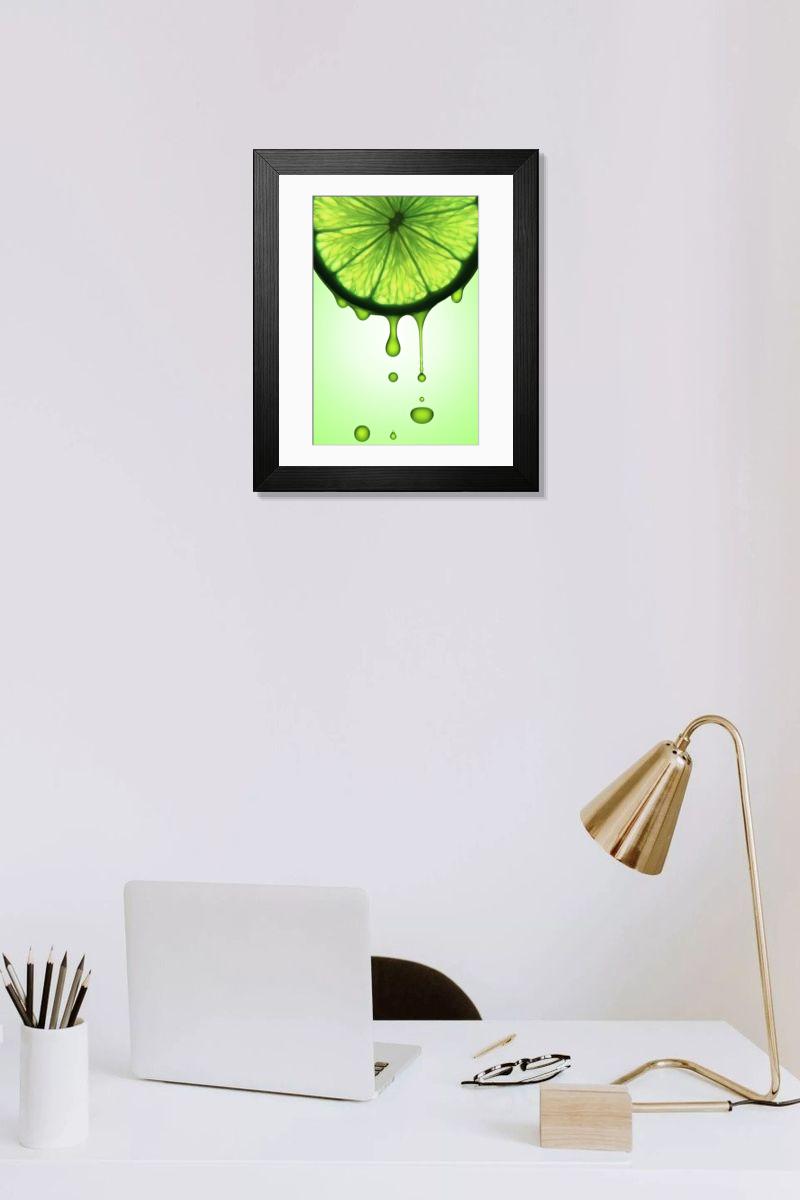 Shown hanging in a room: Modern 14"x12" (36x31cm)
