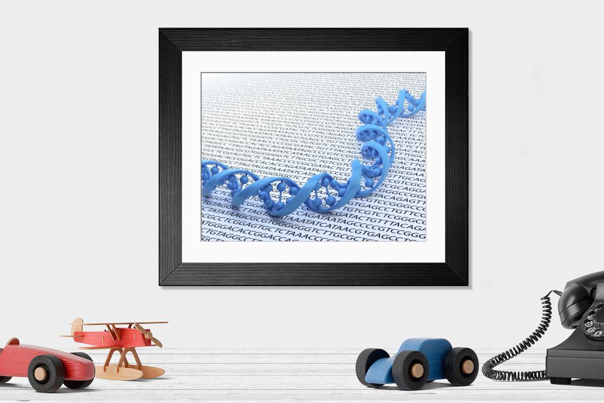Shown hanging in a room: Modern 14"x12" (36x31cm)