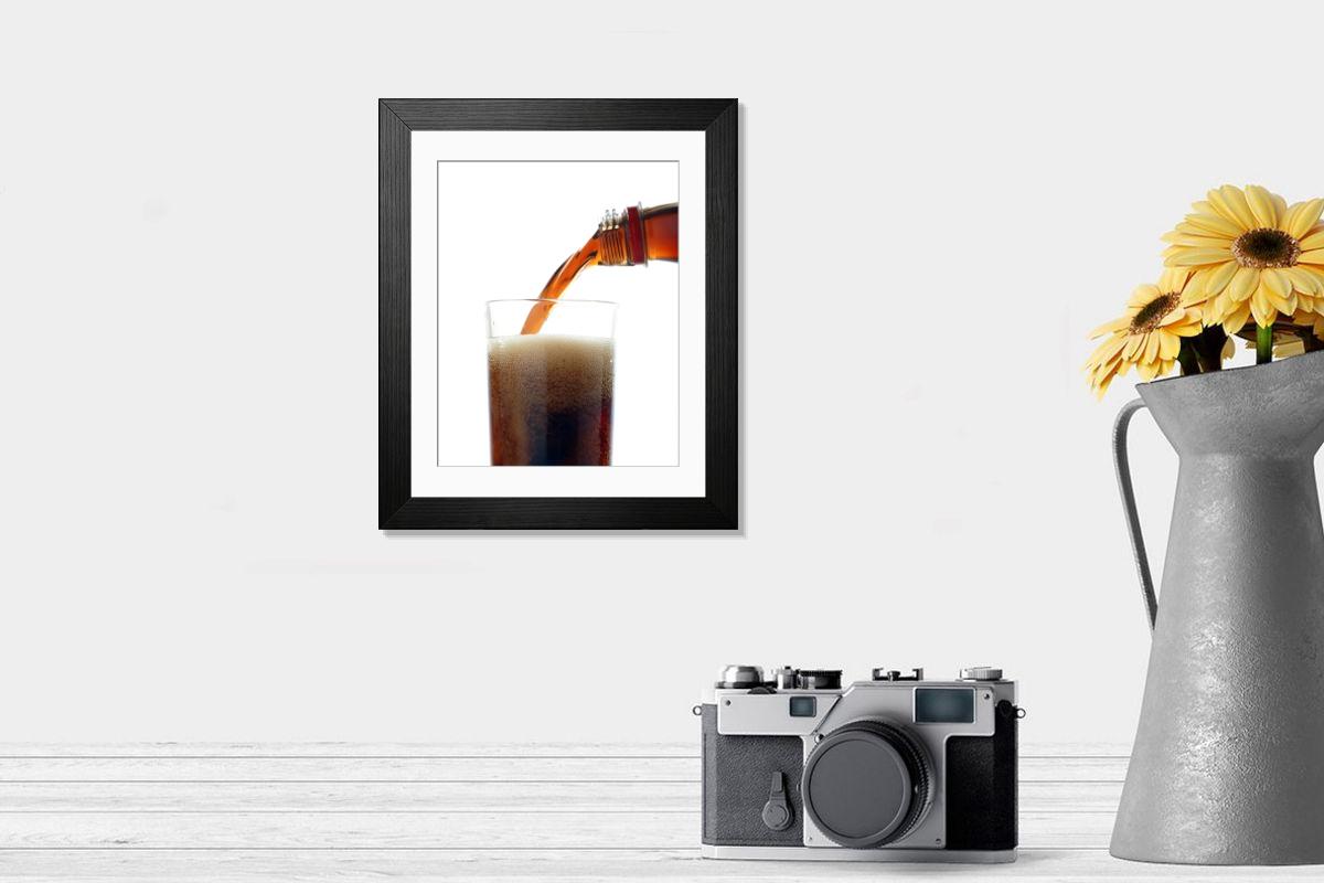 Shown hanging in a room: Modern 14"x12" (36x31cm)