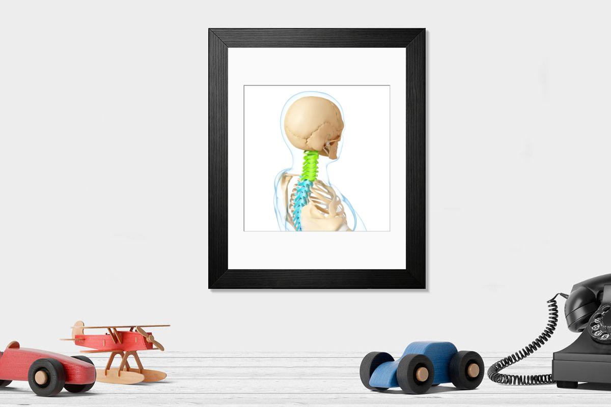 Shown hanging in a room: Modern 14"x12" (36x31cm)