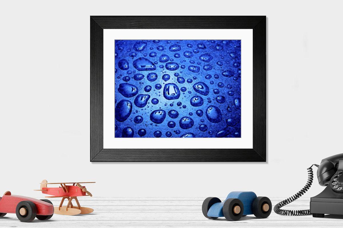 Shown hanging in a room: Modern 14"x12" (36x31cm)