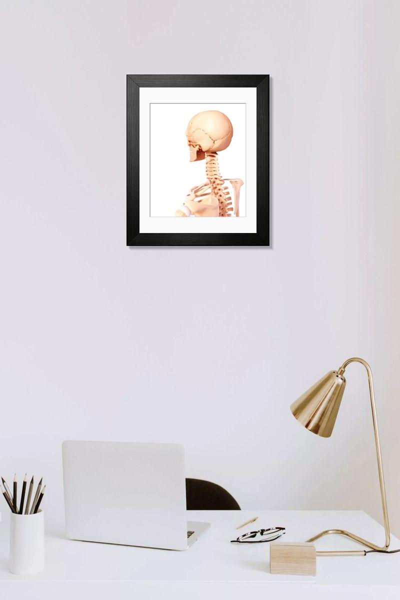 Shown hanging in a room: Modern 14"x12" (36x31cm)