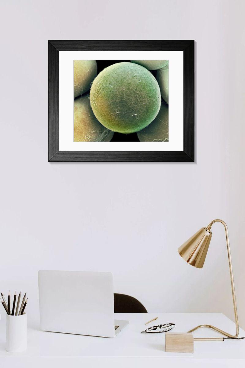 Shown hanging in a room: Modern 14"x12" (36x31cm)