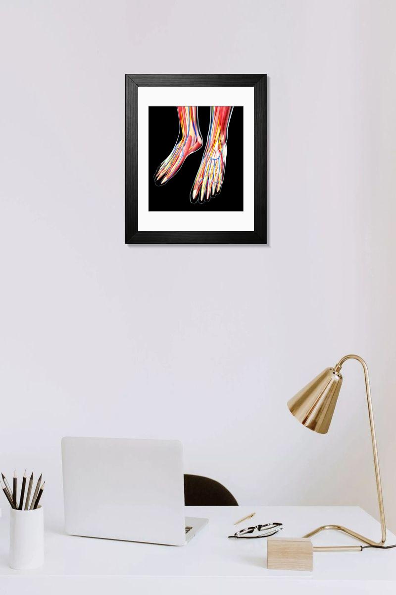 Shown hanging in a room: Modern 14"x12" (36x31cm)