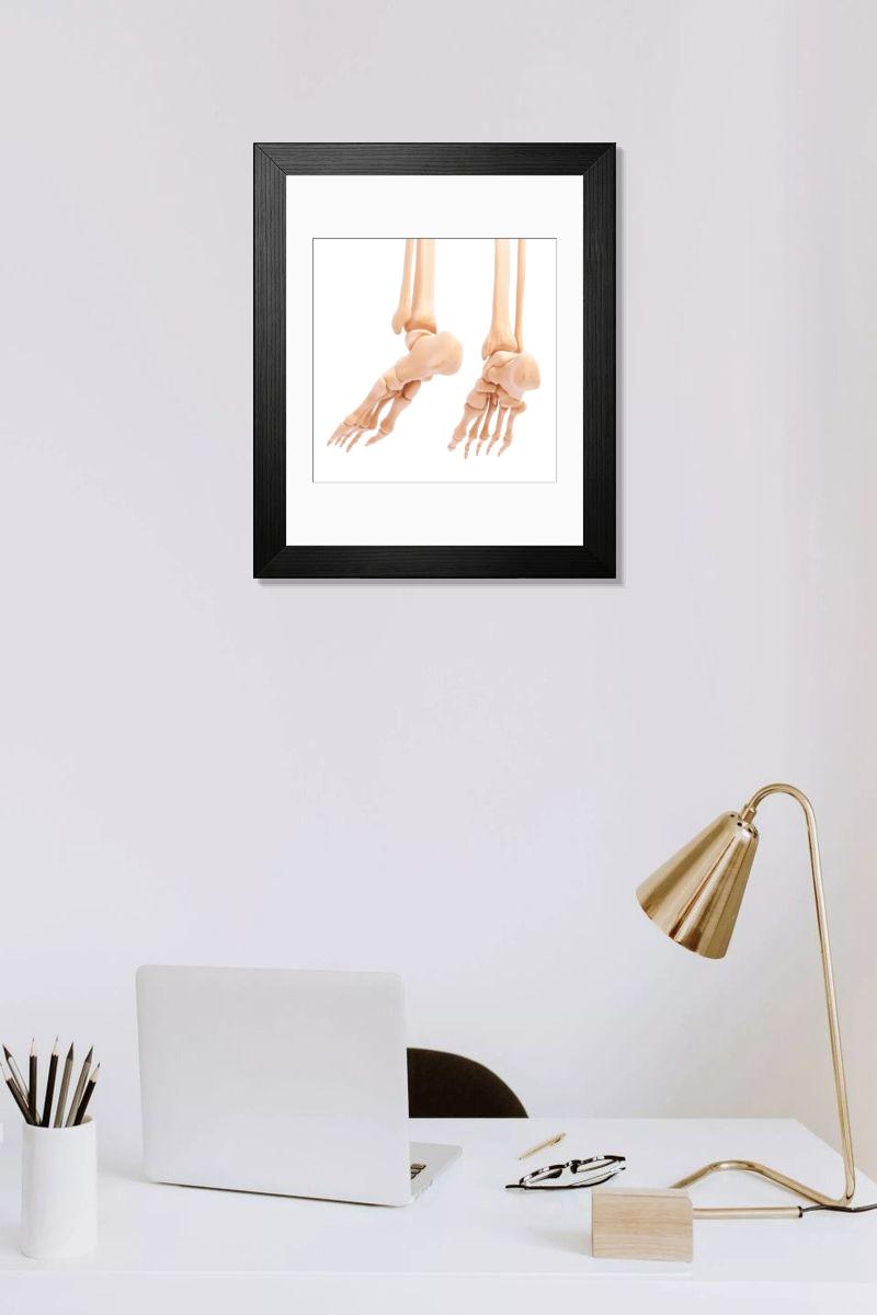 Shown hanging in a room: Modern 14"x12" (36x31cm)