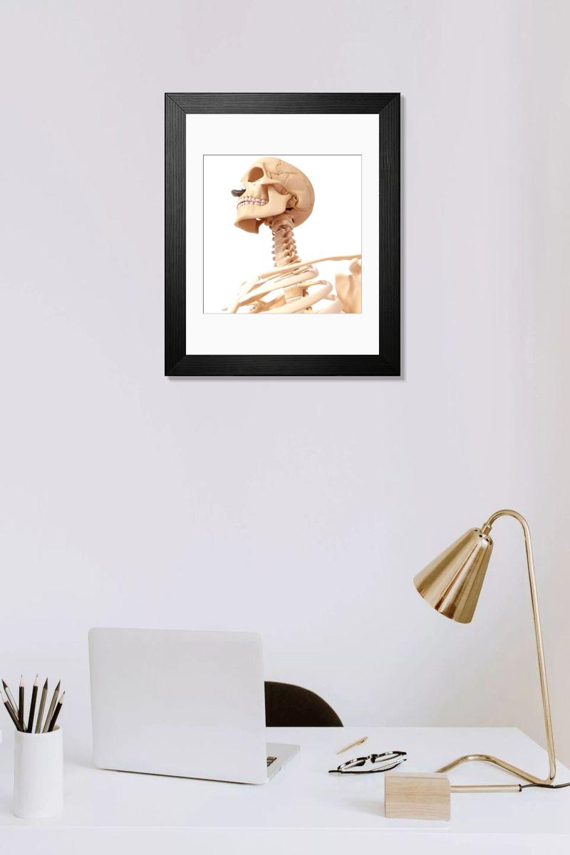 Shown hanging in a room: Modern 14"x12" (36x31cm)