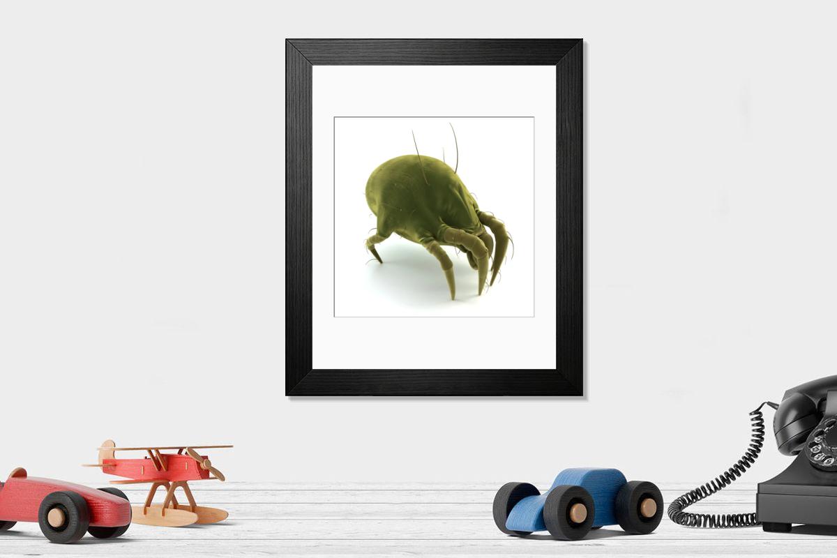 Shown hanging in a room: Modern 14"x12" (36x31cm)