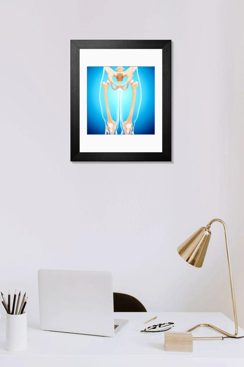 Shown hanging in a room: Modern 14"x12" (36x31cm)