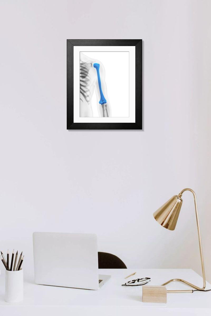 Shown hanging in a room: Modern 14"x12" (36x31cm)