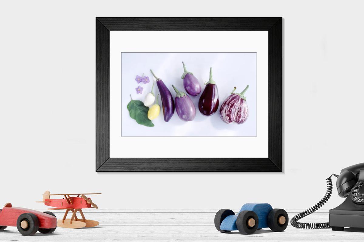 Shown hanging in a room: Modern 14"x12" (36x31cm)