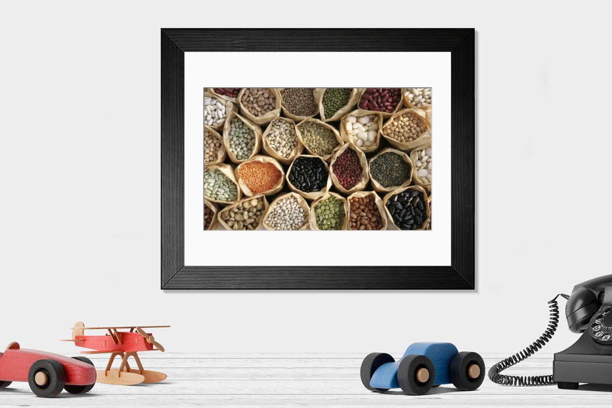 Shown hanging in a room: Modern 14"x12" (36x31cm)