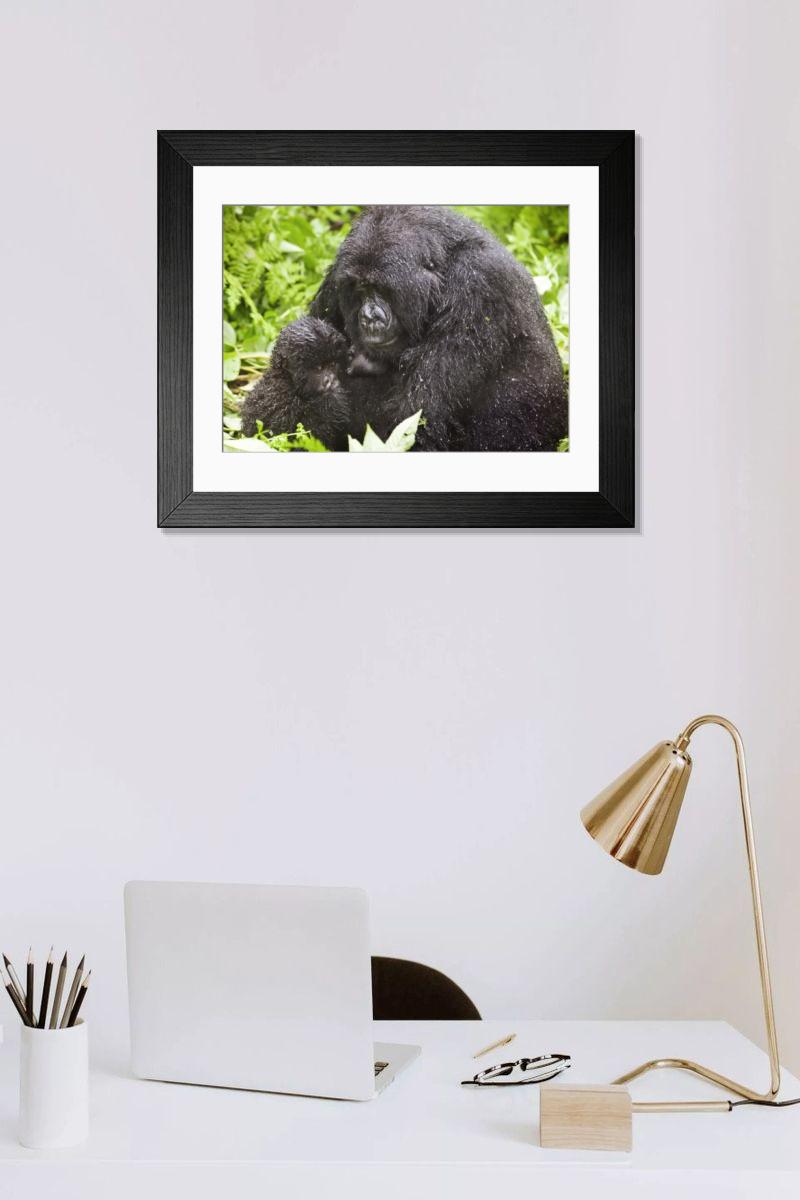Shown hanging in a room: Modern 14"x12" (36x31cm)