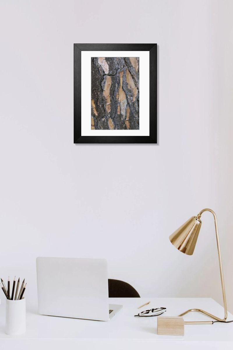 Shown hanging in a room: Modern 14"x12" (36x31cm)