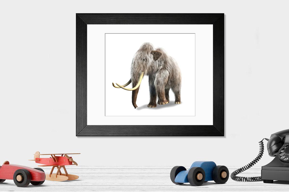 Shown hanging in a room: Modern 14"x12" (36x31cm)