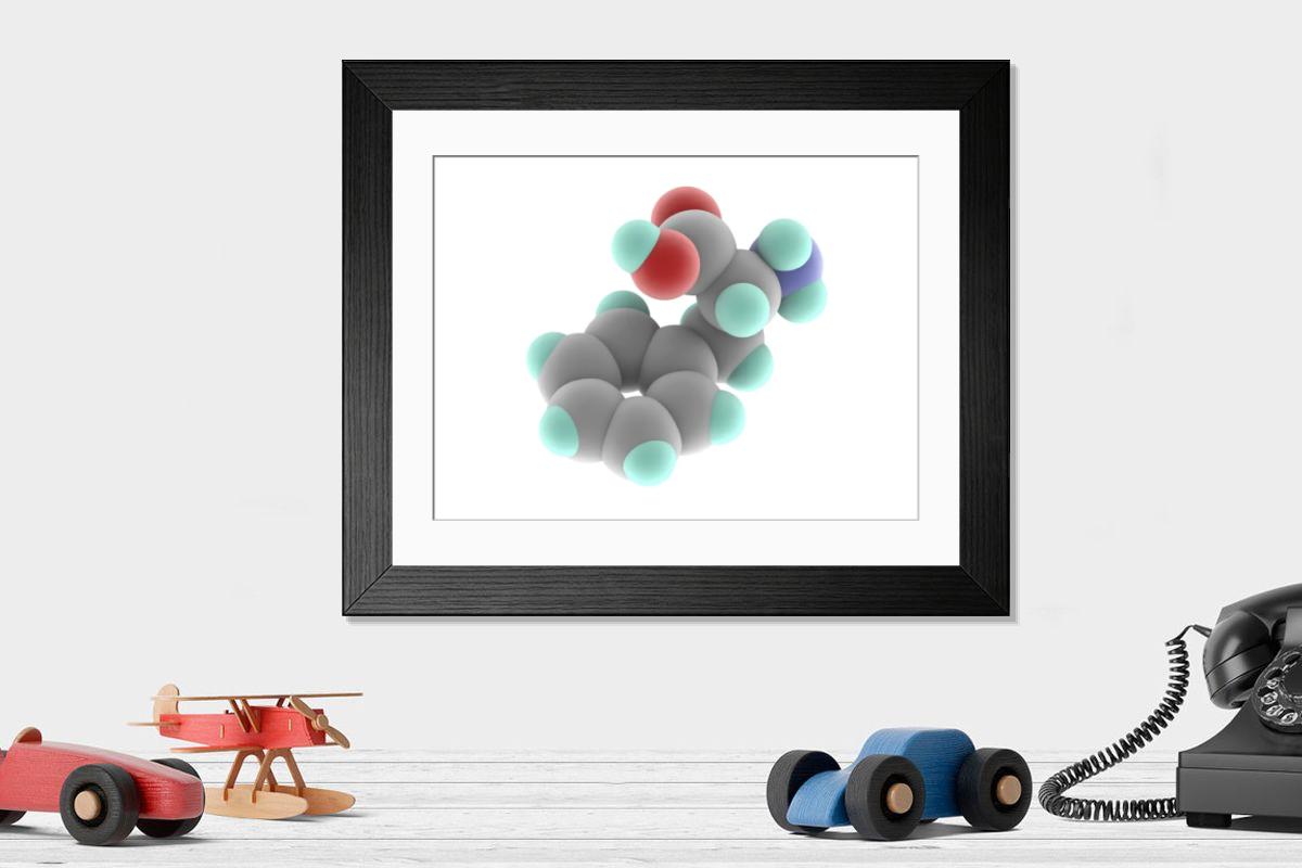 Shown hanging in a room: Modern 14"x12" (36x31cm)