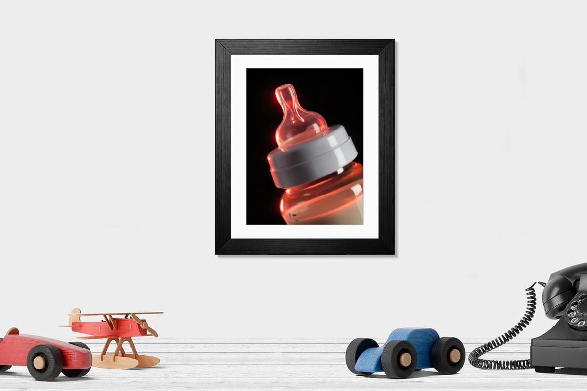 Shown hanging in a room: Modern 14"x12" (36x31cm)
