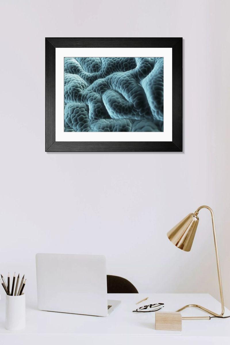 Shown hanging in a room: Modern 14"x12" (36x31cm)