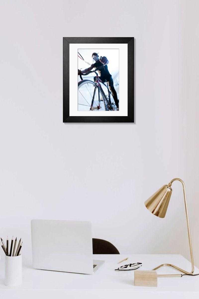 Shown hanging in a room: Modern 14"x12" (36x31cm)