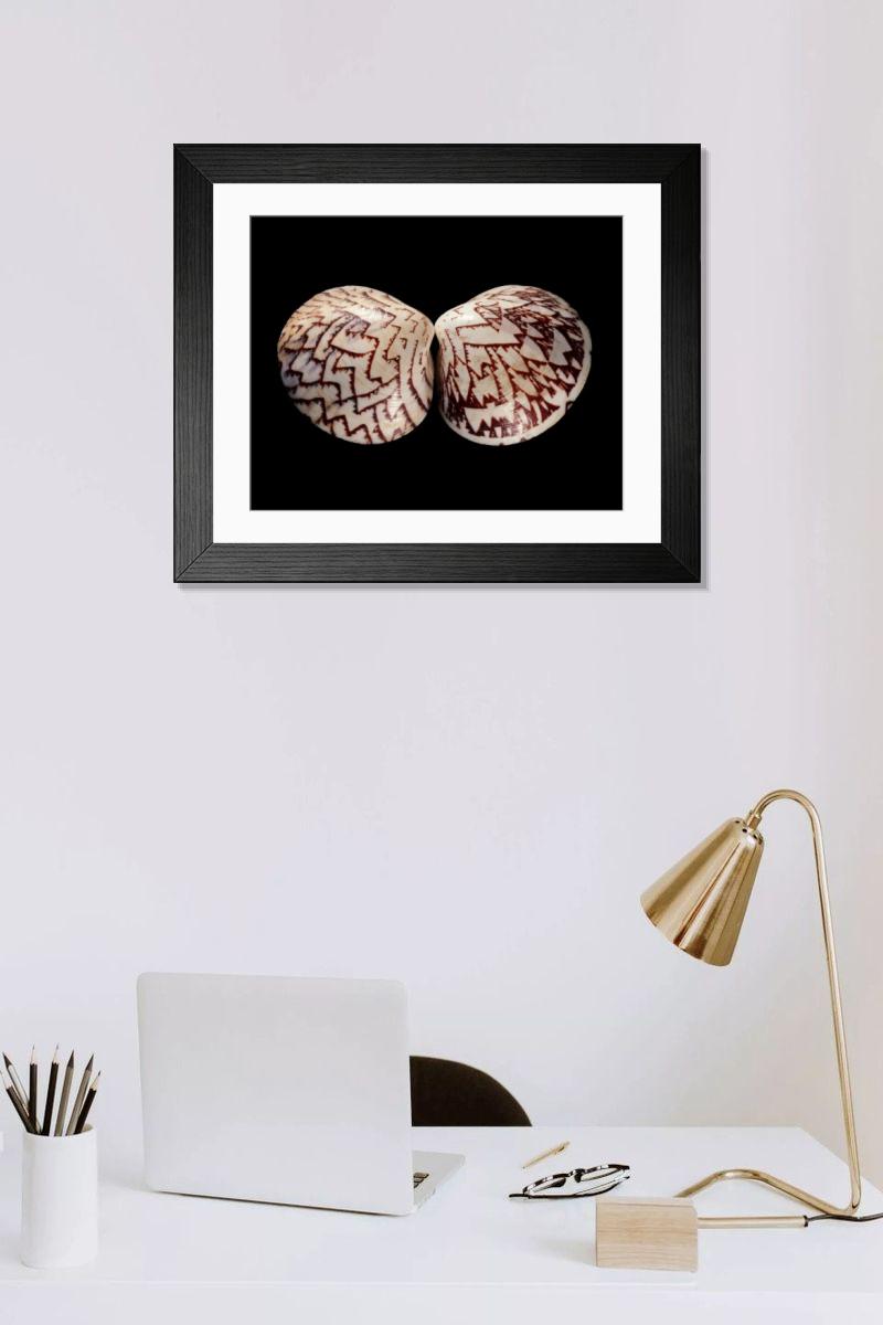 Shown hanging in a room: Modern 14"x12" (36x31cm)