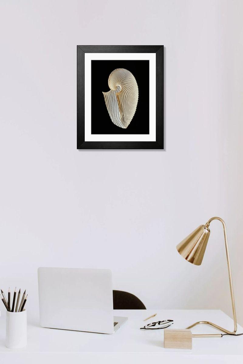 Shown hanging in a room: Modern 14"x12" (36x31cm)