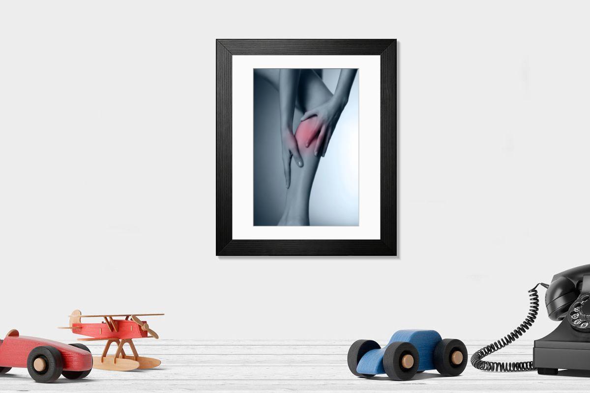 Shown hanging in a room: Modern 14"x12" (36x31cm)