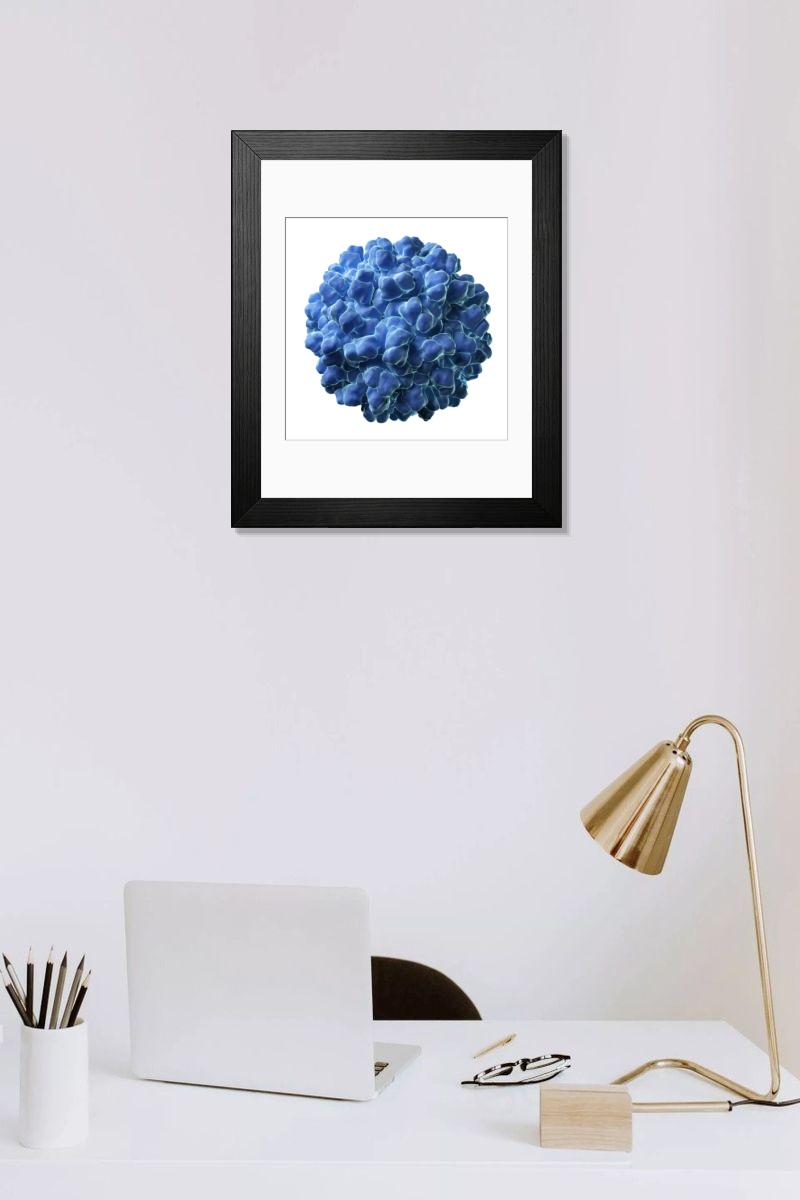 Shown hanging in a room: Modern 14"x12" (36x31cm)