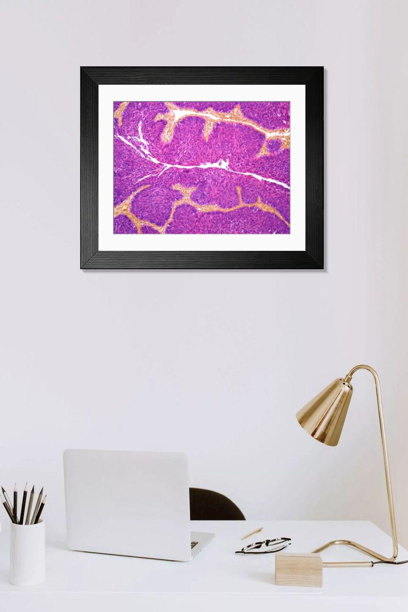 Shown hanging in a room: Modern 14"x12" (36x31cm)