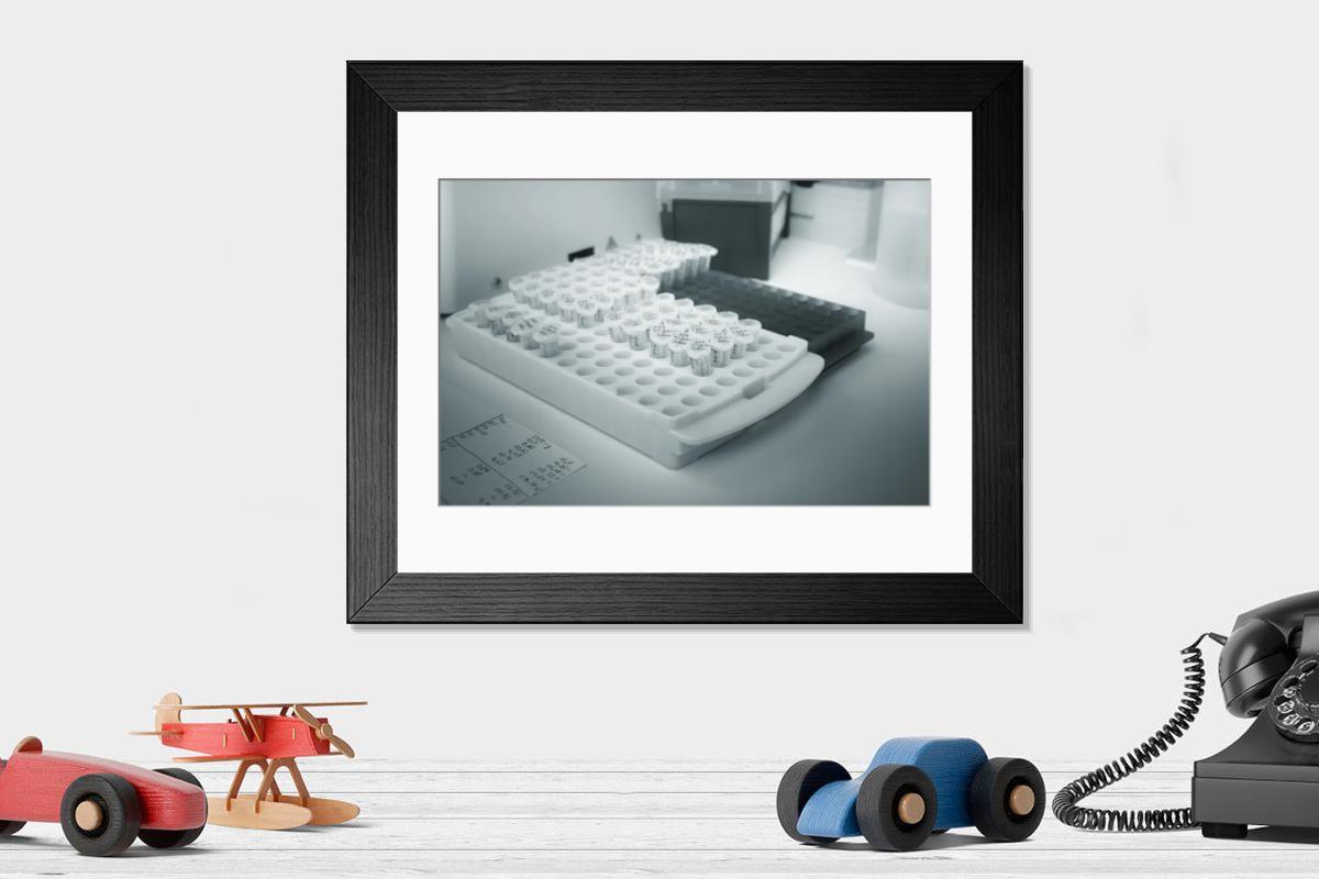 Shown hanging in a room: Modern 14"x12" (36x31cm)