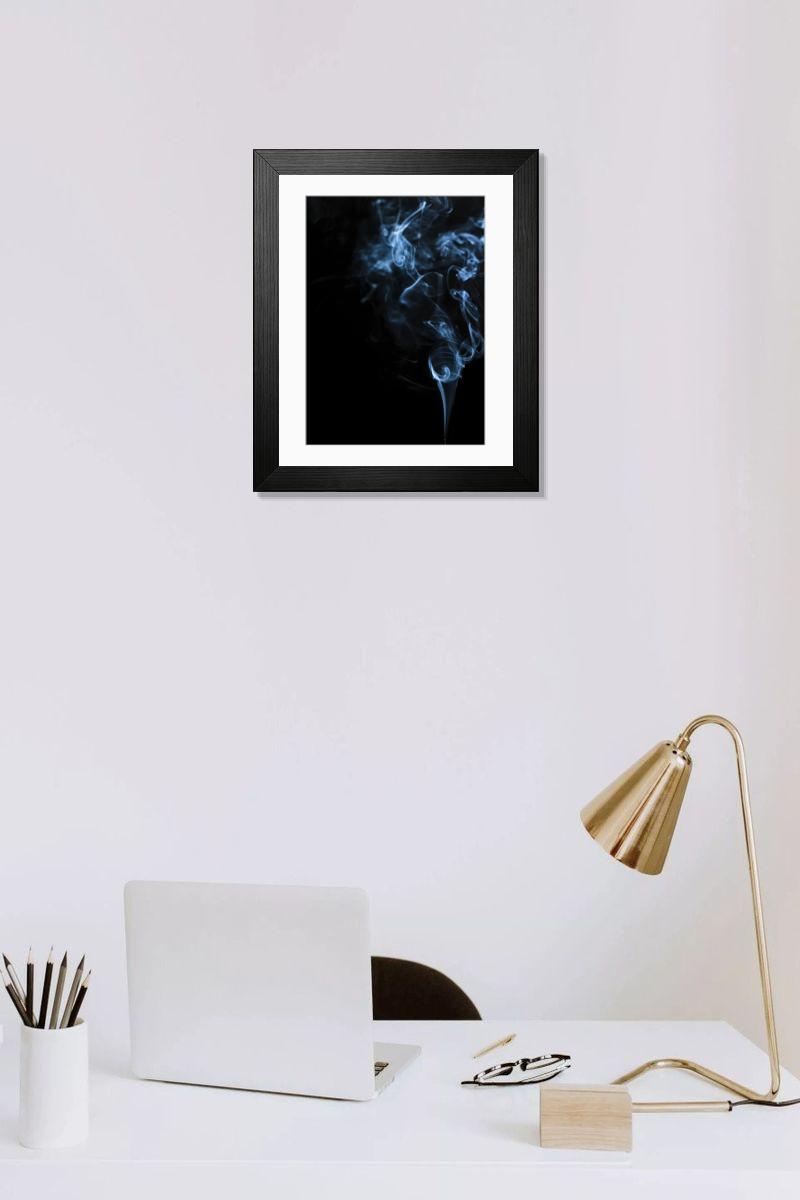 Shown hanging in a room: Modern 14"x12" (36x31cm)
