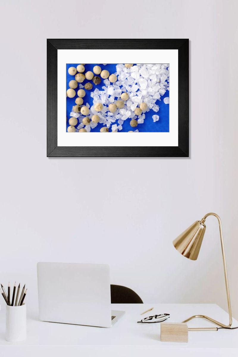 Shown hanging in a room: Modern 14"x12" (36x31cm)