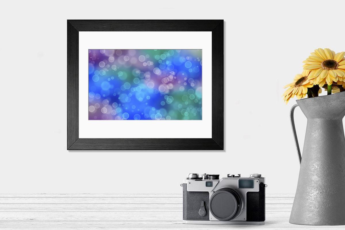 Shown hanging in a room: Modern 14"x12" (36x31cm)