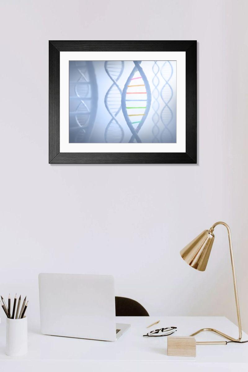 Shown hanging in a room: Modern 14"x12" (36x31cm)