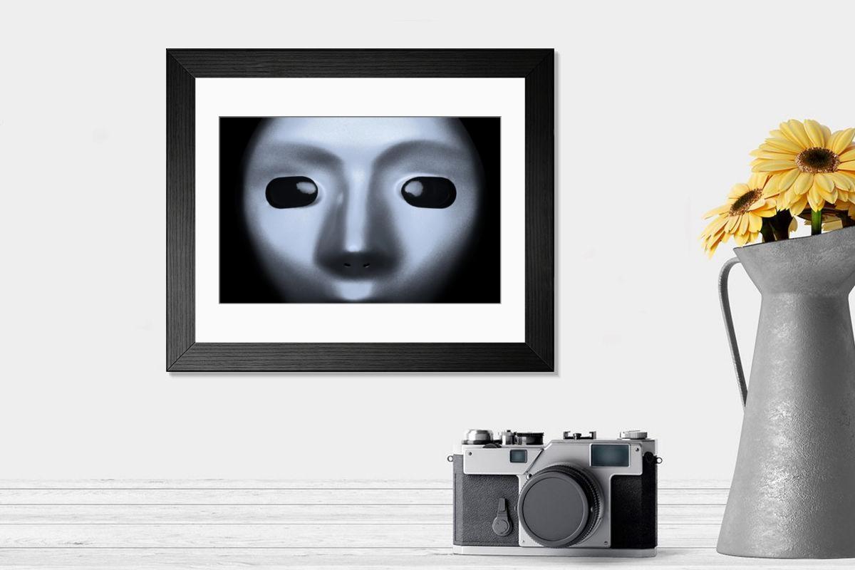 Shown hanging in a room: Modern 14"x12" (36x31cm)